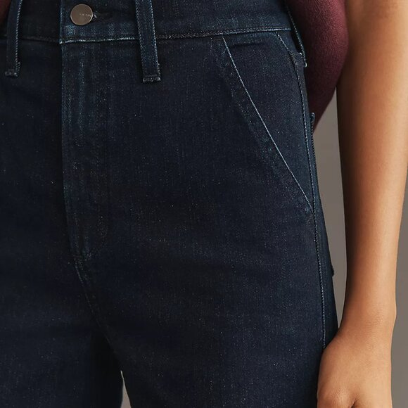 NEW JOE'S The Trixie Denim Trousers With Wide Cuffs Dark Blue for women 725  4m0 - Picture 8 of 8